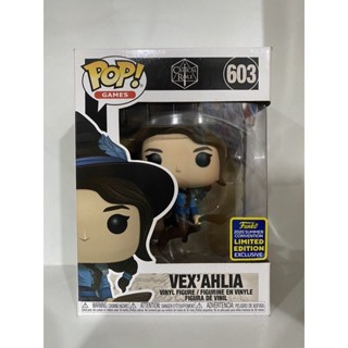 Funko Pop Critical Role Vexahlia on Broom SDCC Exclusive 603 Damage Box