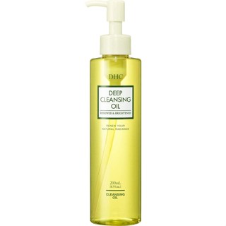 DHC DEEP CLEANSING OIL RENEWED &amp; BRIGHTENED 200ml. ดีเอชซี คลีนซิ่งออยล์ทำความสะอาดผิวหน้าที่มีส่วนผสมหลักจากน้ำมันมะกอก