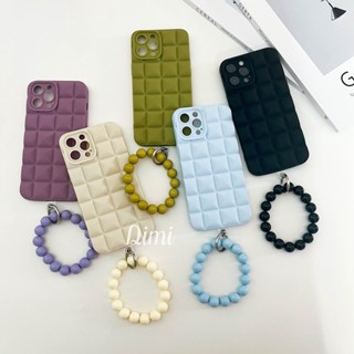 เคสลายตาราง+ห้อยมูข สำหรับ ไอโฟน13 pro max for iphonexr；i7；i8；7plus；8plus；i11；12；12promax；13；14；14pro；14plus；14promax