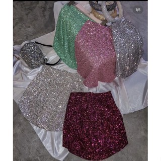 กระโปรงเลื่อม เวอร์ชั่นใหม่ ทรงเดียวกับ Disco skirt