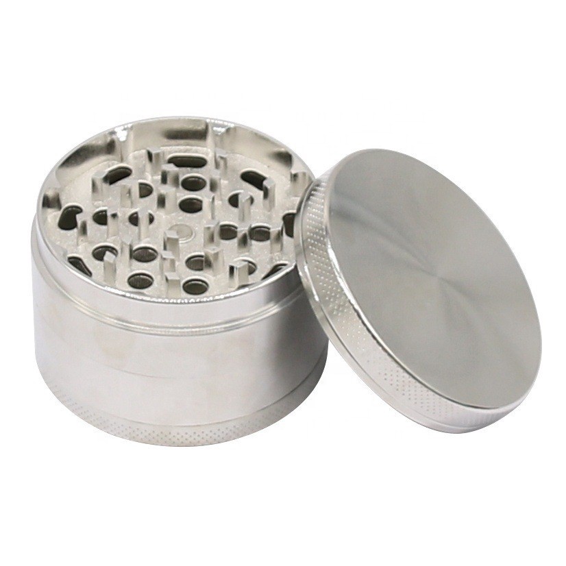 ที่บด Grinder ที่บดโลหะขนาด 40-63mm. ที่บดสมุนไพร4ชั้นพร้อมแปรงคีฟ  สินค้าในไทยพร้อมจัดส่ง