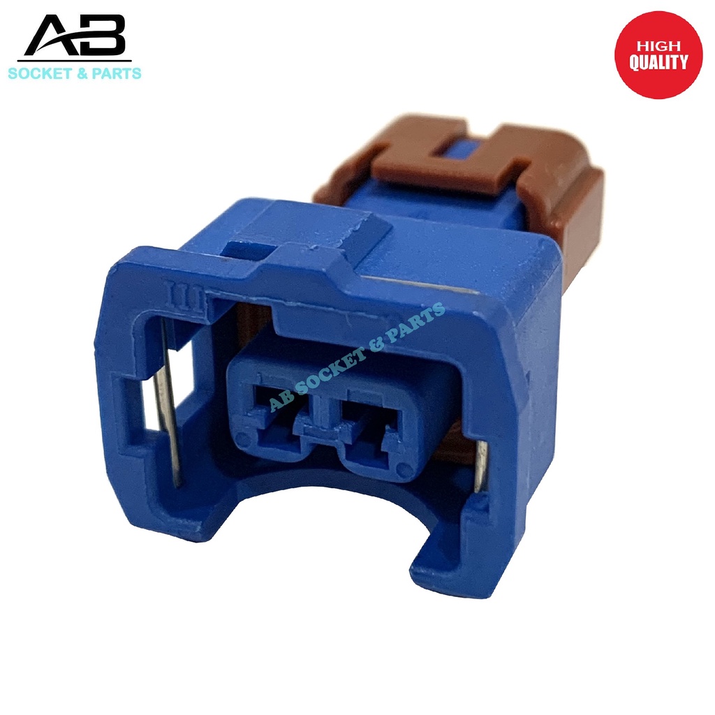 2 Pin Mitsubishi 4G92 Mivec Intake Air Temperature IAT Sensor Socket Connector