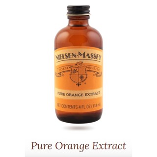 Nielsen-Massey Pure Orange Extract 4 Oz. กลิ่นส้มสกัด (118 ml) (05-7150)