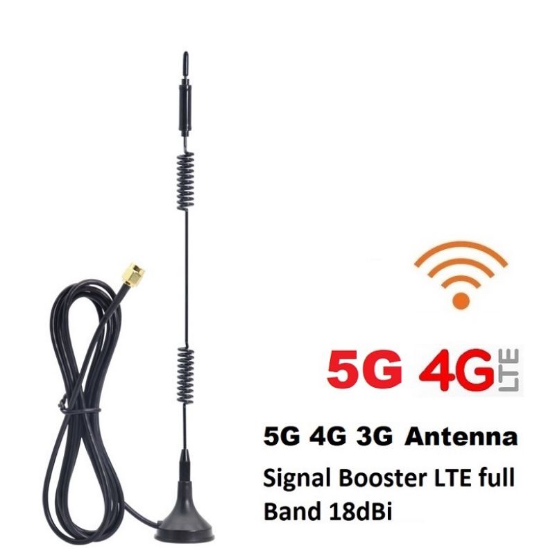 4G Antennas High Gain Signal Booter 18Dbi เสาขยายสัญญาณ 3G/4Gช่วยให้ Router รับสัญญาณ 3G 4G ได้ดีขึ้น