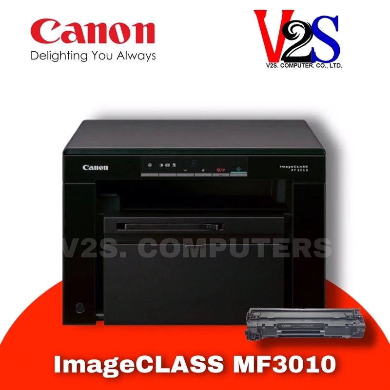 Canon image CLASS MF3010 AIO เครื่องพิมพ์เลเซอร์ มีโทนเนอร์แท้พร้อมใช้งาน