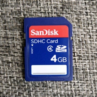 Sandisk SDHC 4GB Original SD Sandisk เมมโมรี่การ์ด