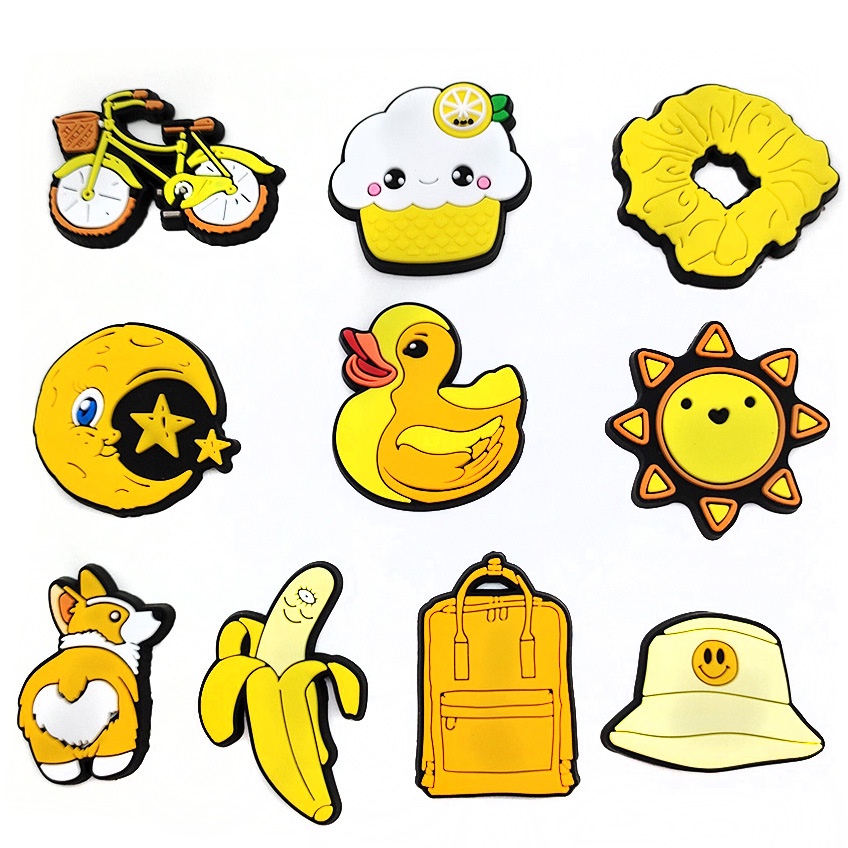 Jibbitz อุปกรณ์เสริม จี้รูปการ์ตูนน่ารัก สําหรับตกแต่งรองเท้า Crocs Jibbitz ของขวัญวันเกิดเด็ก