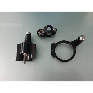 ชุดขาจับกันสะบัด Steering Damper Clamp สำหรับ Yamaha R6,R1 2015-2020 R1M แผงคอเดิม (65) สีดำ