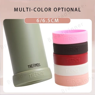 6.0 / 6.5 ซม. ซิลิโคนบูตขวดน้ําซิลิโคนปลอกกันลื่นป้องกันการลวกและป้องกันน้ําร้อนลวกกระติกน้ําร้อนปลอกเส้นผ่าศูนย์กลาง