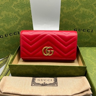 🔥ผ่อนได้🔥Gucci Wallet Size 19 cm งาน Original อุปกรณ์ : Full Box Set