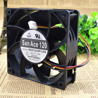 Sz ใหม่ พัดลมระบายความร้อน 12 ซม.12038 9GV1212P1J01 J03 12V 3A 4PIN PWM