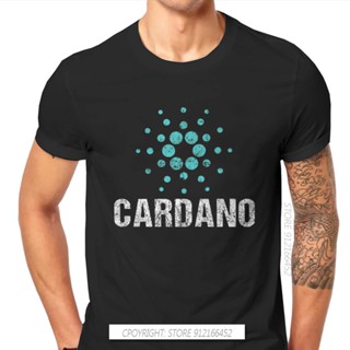 เสื้อเชิ้ตชาย Cryptocurrency Crypto Miner Cardano Ada Tshirt สุดยอดกราฟิกผู้ชายคลาสสิก Grange ผู้ชายฤดูร้อนของเสื้อผ้าบร