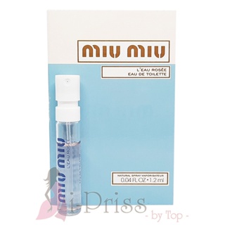 MIUMIU LEau Rosee (EAU DE TOILETTE) 1.2 ml.