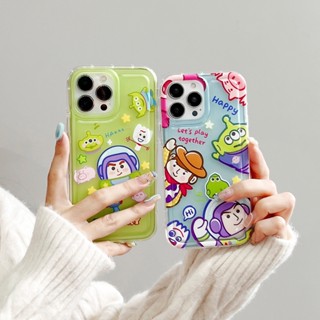 เคสโทรศัพท์มือถือ แบบนิ่ม กันกระแทก ลาย Toy Story Buzz Lightyear สําหรับ iPhone 11 12 13 14 Pro Max iPhone 14 Plus