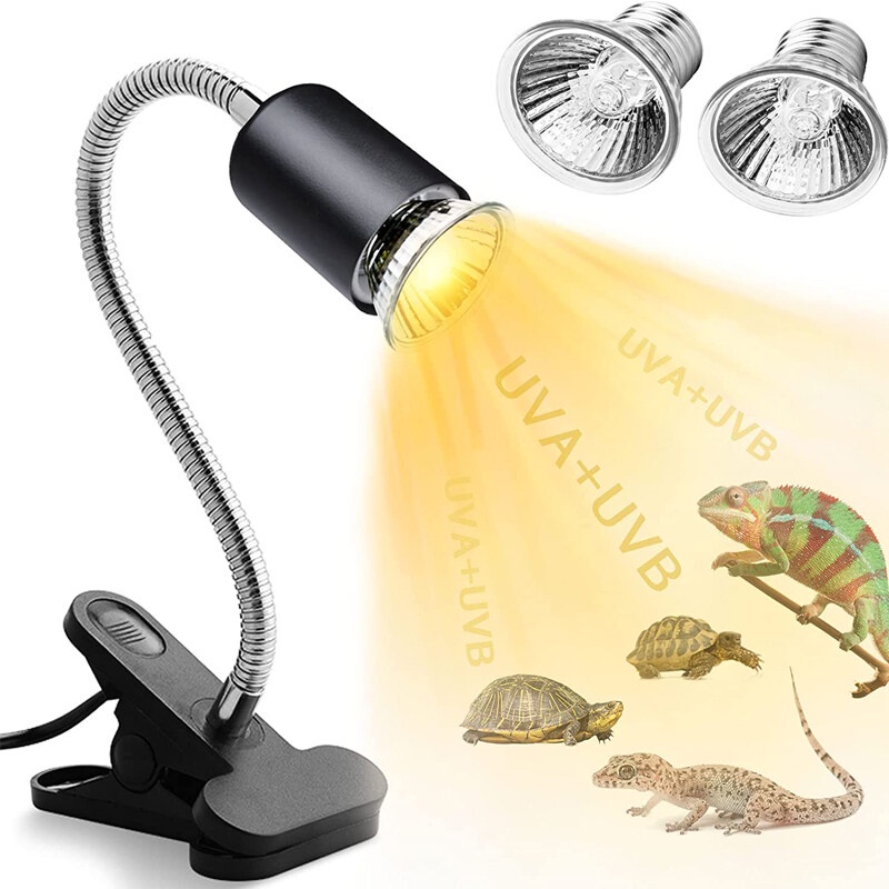 หลอดไฟให้ความร้อนและรังสี UVA+UVB 3.0 หลอดไฟให้ความร้อน หลอดไฟเลี้ยงเต่า โคมไฟสัตว์ ใช้คู่กับขั้วหลอดไฟเซรามิคE27