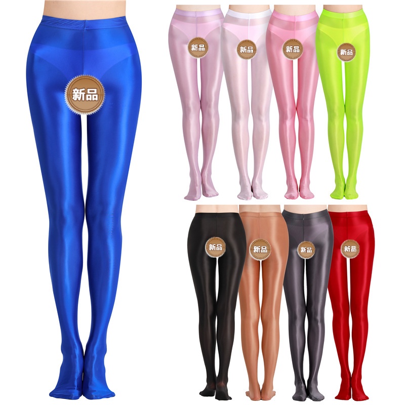 หญิงเซ็กซี่ยุโรปอเมริกัน Silky Oily ขนาดใหญ่เปิดไฟล์ฟรี Take-off Pantyhose