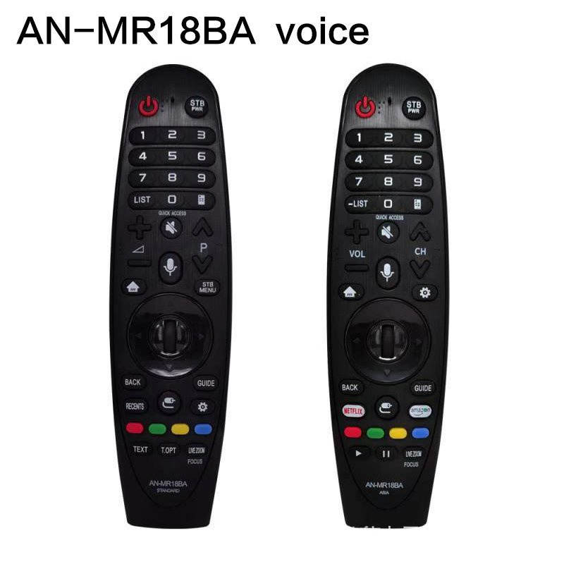 An-mr18ba รีโมตคอนโทรล สําหรับ LG Magic Select 2018 Smart TV Voice OLED 4K AKB75455302 Um80 UM75 W9 W8 E8 C8 B8 SK9500 SK9000