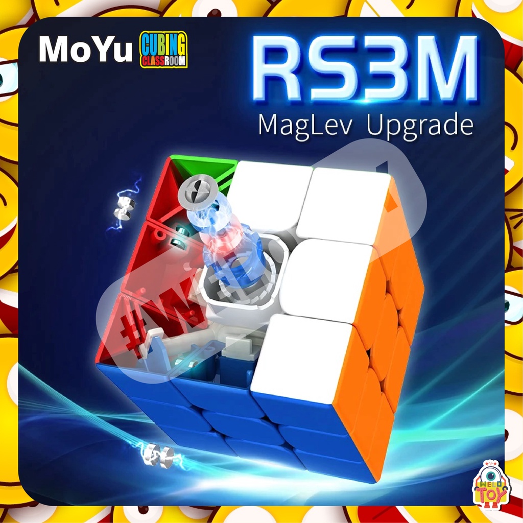 รูบิคแม่เหล็ก 3x3 MoYu RS3M 2020 Rubik มีแม่เหล็ก อัพเกรดจาก MF3rs3M รูบิคโมยู อุปกรณ์ครบ มีเเท่นวาง