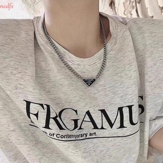 NEDFS Korean Necklaces Sweet Vintage Party For Girls Titanium Steel Letter