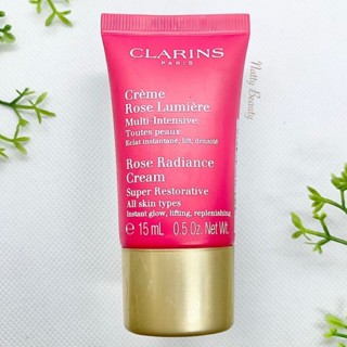 🔥แท้💯%🔥ฉลากไทย 15ml.ผลิตปี64-65 ครีมบำรุงกลางวัน CLARINS Super Restorative Rose Radiance Cream