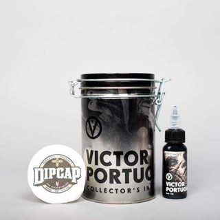 ชุดสีสักไล่เงาVictor portugal BLACK&amp;GRAY1oz set5shader BY Radiant ชุดสีสักไล่เงา มีกล่องแพคเกจ