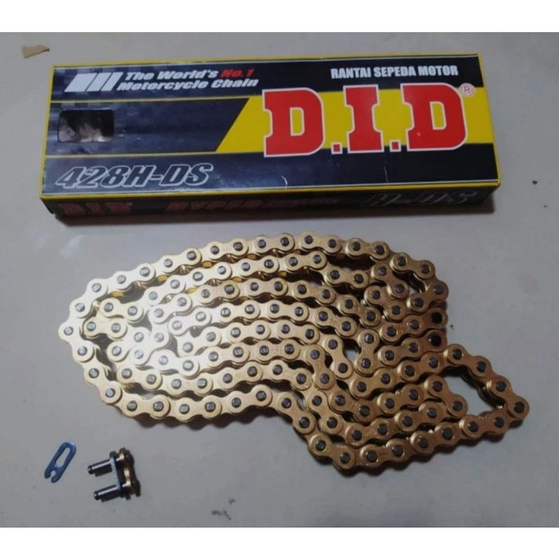 Did 428HDS TEBEL Chain 130L GOLD 428HDS CBR Cb150 Verza Cbr150 ใหม่ Megapro Facelift Ninja 150