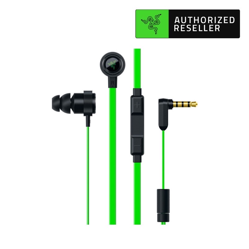 Razer Hammerhead Pro V2 Earphone 3.5mm Wired In Ear Gaming Headset พร้อมส่ง 🚗🚗🚗 (หูฟังเกมมิ่ง)