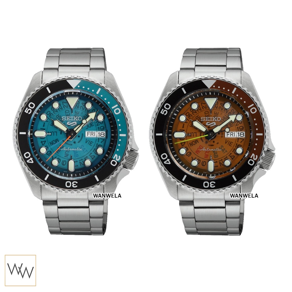 ของแท้ นาฬิกาข้อมือ New Seiko 5 Sports Skeleton Style เครื่องศูนย์ไทย พร้อมกล่อง