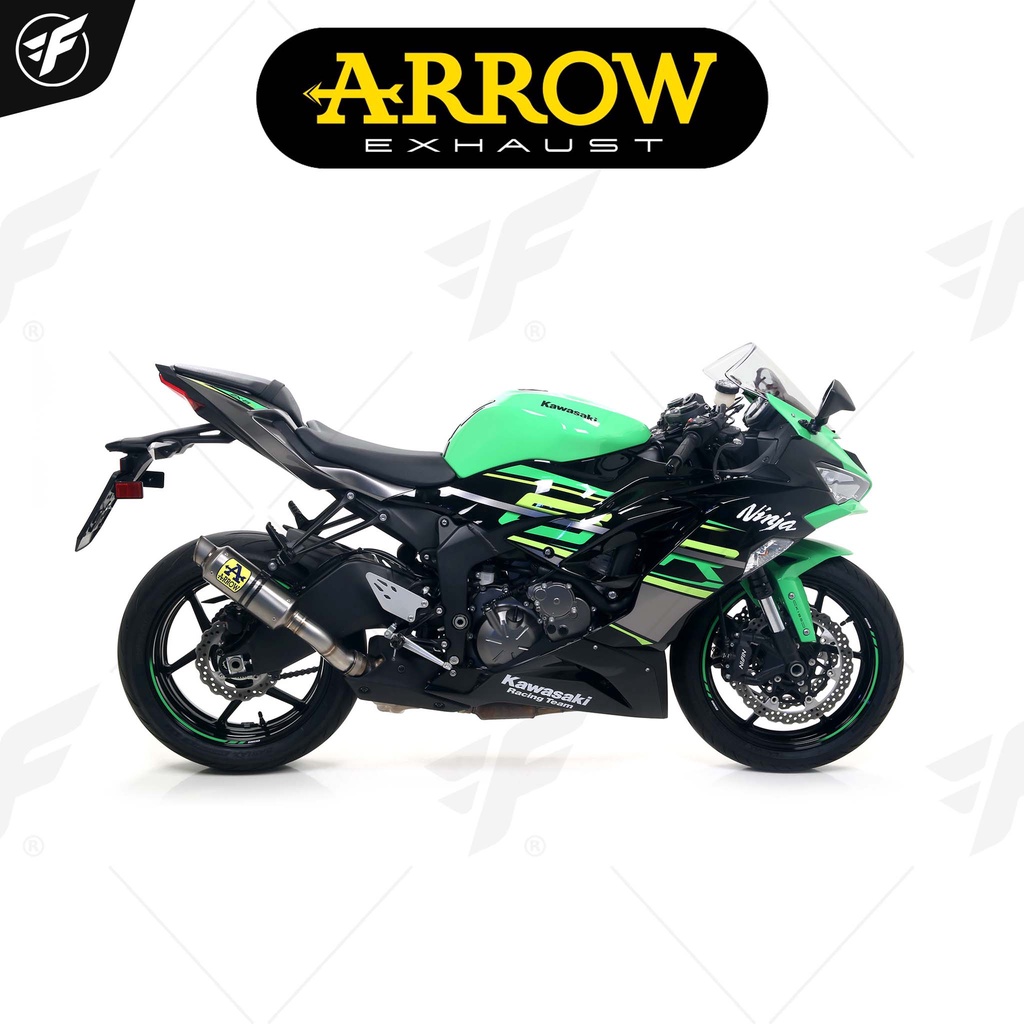 ท่อสูตร/ท่อแต่ง/ท่อไอเสีย Arrow GP2 Slip on No Cat : for Kawasaki ZX6R 2019-2022