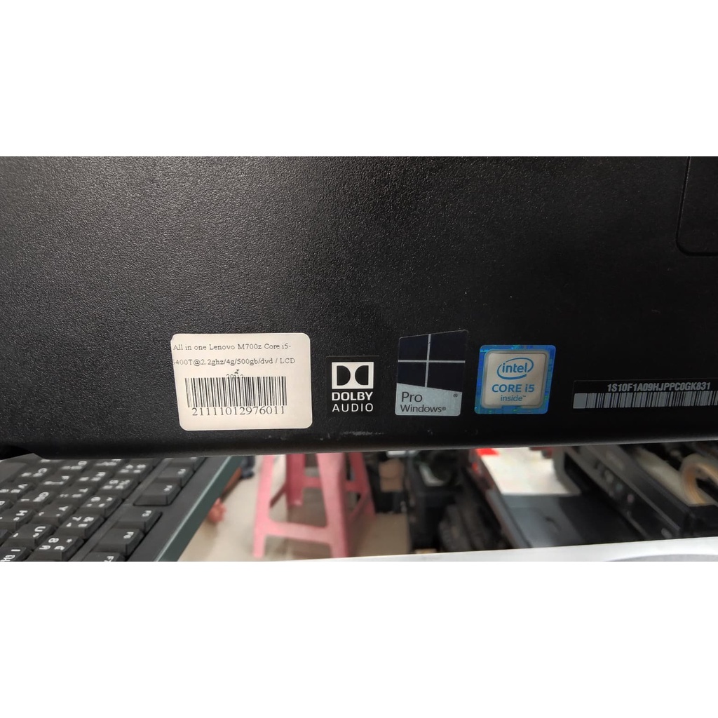 คอมพิวเตอร์มือสองLenovo All in one AIO รุ่นM700z/ Corei5-6400T 2.10GHz/ 4GB/ HDD 500GB/ 20”LED พร้อมใช้งาน #7