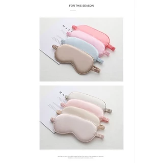 🇹🇭*ส่งทุกวันไม่หยุด* Bewtyshop ผ้าปิดตา sleep eyeshade แบบผ้าไหมซาติน รุ่นนุ่มลื่น มี17สี