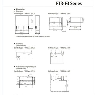 F3PA005V รีเลย์ 5 VDC สินค้าคุณภาพ