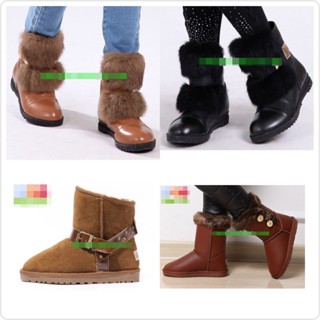 รองเท้าบูทกันหนาว Winter Boots  ติดเฟอร์  (Size 28-36)