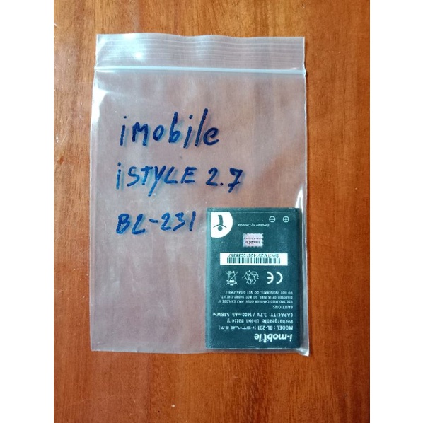 แบตมือถือimobile istyle2.7