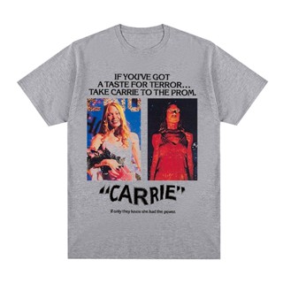 【เสื้อยืดใหม่】Carrie Suspiria The Exorcist Rosemary &amp;#39;s Baby Repulsion ภาพยนตร์สยองขวัญเสื้อยืด Cotton Men T เสื้อใหม