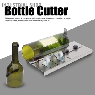 Industrial Shop Bottle Cutter Stainless Steel DIY 3‑Wheel Wine Glass Craft Hand Tools Kit Machine