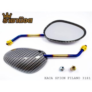 Twotone filano กระจกมองหลัง รุ่น fazzio สากล H/Y ประเภทรถจักรยานยนต์ beat Mirror mio cb 150 vixion scorpio byson Etc