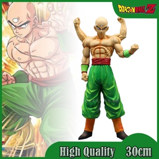 โมเดลฟิกเกอร์ PVC รูปปั้นอนิเมะ Dragon Ball Tien Shinhan ขนาด 30 ซม. ของเล่นสําหรับเด็ก