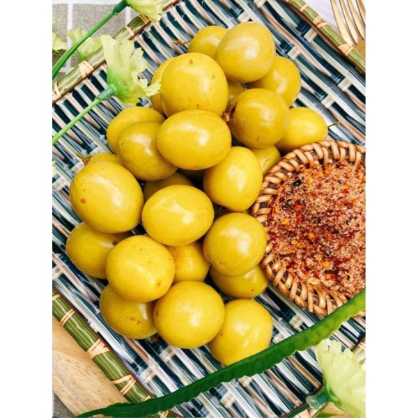 พร้อมส่ง พุทราดอง แซ่บมว๊าก ผลไม้ดองเปรี้ยว พุทรา ดองเกลือ เนื้อล้วนไม่มีน้ำ(500 กรัม) พร้อมพริกี