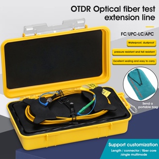 Otdr เครื่องทดสอบไฟเบอร์ออปติคอล FC UPC-LC APC โหมดเดียว 500 ม. 1 กม. 2 กม.