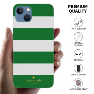 พร้อมส่ง! เคสโทรศัพท์มือถือ แบบใส ลาย Kate Spade หรูหรา สําหรับ IPhone 14 13 12 11 Pro Max Mini XS XR 7 8 Plus SE