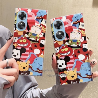 Ready Stock OPPO Reno8 T A78 5G 4G เคส Cartoon Casing Soft TPU Shockproof Protective Phone Case OPPO Reno 8 8T Reno8T Color Baby Elephant Phone Back Cover เคสโทรศัพท