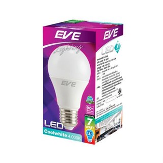 หลอด LED EVE ECO A60 7 วัตต์ COOLWHITE E27