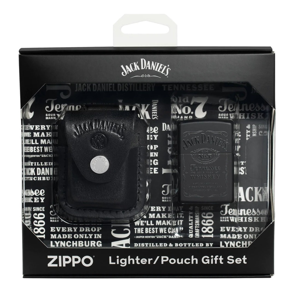 ซิปโป้ รุ่น 48460 Jack Daniel's WPL and Pouch Gift Set ของแท้ รับประกันตลอดชีวิต นำเข้าและจำหน่ายโดยตัวแทนจำหน่าย