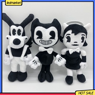 [Ledmarket] Cute Bendy the Ink Machine Boris Action Figure Plush Stuffed Doll Toy Kids Gift