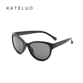 Kateluo แว่นตากันแดดแฟชั่น เลนส์โพลาไรซ์ ทรงสี่เหลี่ยม สไตล์วินเทจ คลาสสิก UV400 สําหรับเด็กผู้ชาย ผู้หญิง 8197