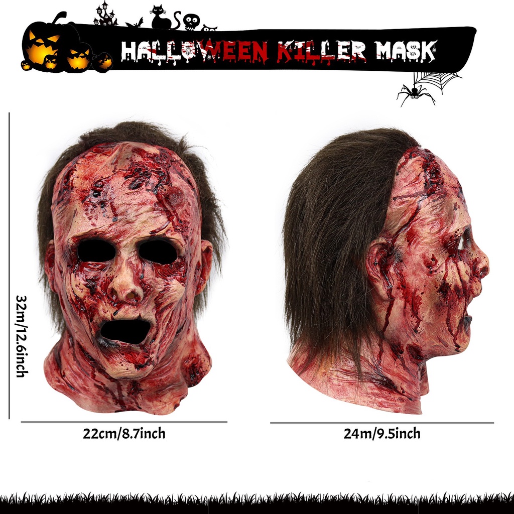 หน้ากากฮาโลวีน ฆาตกรเลือดอาบหน้า Blood Face
