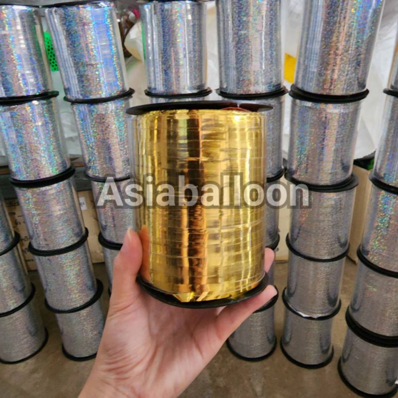 ริบบิ้นอย่างดี มี 3 แบบให้เลือก ริบบิ้นลูกโป่ง ribbon