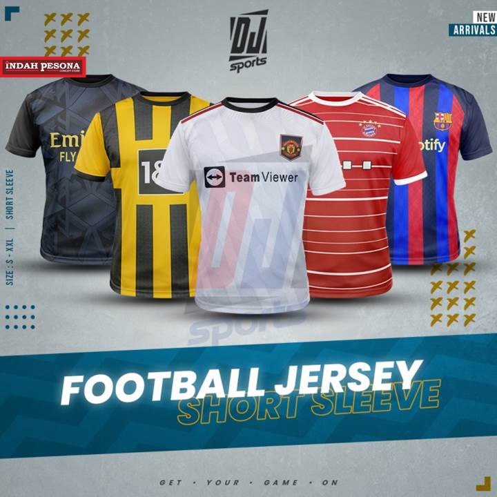 DJ Sport Soccer Club Football เสื้อฤดูกาลใหม่ - ไซส์ S-2XL