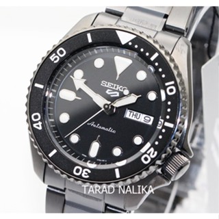 นาฬิกา SEIKO 5 Sports New Automatic SRPD65K1 black pvd (ของแท้ รับประกันศูนย์) Tarad Nalika